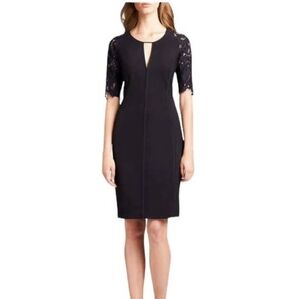 Rebecca Taylor lace/silk trimmed dress Sz 6